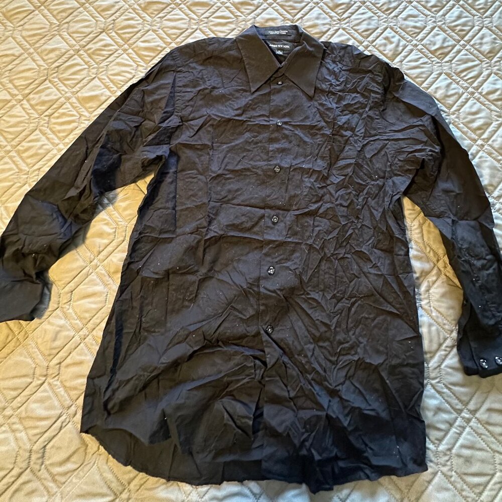 Jones New York Black Button Down Shirt | Size 15 | Classic Workwear Blouse